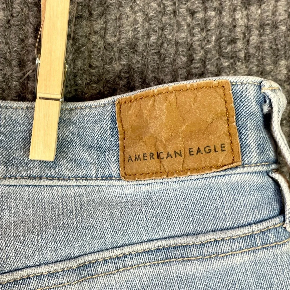 American Eagle Outfitters Jeans Womens 16 Blue Denim Retro Streetwear Grunge